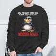 Du Denkst Ich Bin Klein Lieb Und Nett Cute Penguin Sweatshirt Geschenke für alte Männer