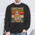 Ebbelwoi Geht Immer Noi Ebbelwoi Hessen Frankfurt S Sweatshirt Geschenke für alte Männer