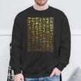 Egyptian Hieroglyphic Ancient Egypt Sweatshirt Geschenke für alte Männer