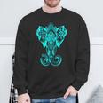 Elefante Goa Trance Psichedelica Om Psytrance Felpa Regalos para ancianos