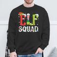 Elf Squad Christmas Family Matching Pajamas Xmas Elf Pajama Sweatshirt Gifts for Old Men