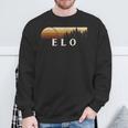 Elo Mi Vintage Evergreen Sunset Eighties Retro Sweatshirt Gifts for Old Men