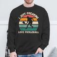 Me Encanta El Pickleballintage Me Encanta El Pickleball Camisa de entrenamiento Regalos para ancianos
