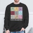 In My Engaged Era Retro Bride Wedding Engagement Sweatshirt Gifts for Old Men