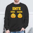 Ente Süß Sauer Lustig Witzig Koch Landwirt Sweatshirt Geschenke für alte Männer