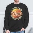 Entspann Dich Klaus Regelt Das Sweatshirt Geschenke für alte Männer