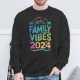 Family 2024 Vibes Family Vacation Making Memories Summer Sweatshirt Gifts for Old Men