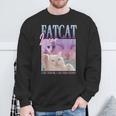 Fat Cat Kitten Thick Pet Cat Owner Sweatshirt Geschenke für alte Männer