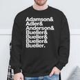 Ferris Bueller's Day Off Adamson & Eagle & Anderson Sweatshirt Geschenke für alte Männer