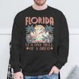 Florida It's One Hell Of A Drug Flamigo Sweatshirt Gifts for Old Men