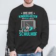 Football Bye Bye Kindergarten I Tschüss Kindergarten Sweatshirt Geschenke für alte Männer