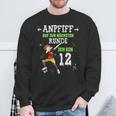 Football Dabbing Boy 12Th Birthday Ich Bin 12 Jahre Sweatshirt Geschenke für alte Männer