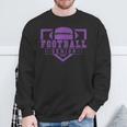 Football Senior Night Football Senior 2025 Graduation 36 Sweatshirt Gifts for Old Men