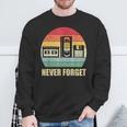 Never Forget Audio Cassette 70S 80S 90S Sweatshirt Geschenke für alte Männer