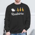 Christmas Reindeer Renbier Sweatshirt Geschenke für alte Männer