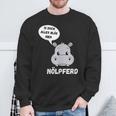 Hippo Fun Sweatshirt Geschenke für alte Männer