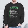 Lauch Ich Bin Ein Lauch Sport Fitness Sweatshirt Geschenke für alte Männer