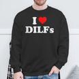 I Love Dilfs I Heart Dilfs Camisa de entrenamiento Regalos para ancianos