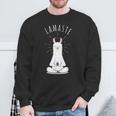 Yoga Namaste Lamaste Sweatshirt Geschenke für alte Männer