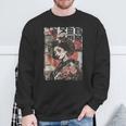 Geisha Asia Japan Frauintage Kultur Tokyo Geisha Sweatshirt Geschenke für alte Männer