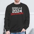 Gesellen Abschlussprüfung Bestanden Gesellenprüfung Geselle Sweatshirt Geschenke für alte Männer