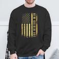 Golden Color Usa Flag Trump President Inauguration Day 2025 Sweatshirt Gifts for Old Men