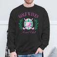 Golf Wives Social Club Golf Babe Cocktail Club Sweatshirt Gifts for Old Men