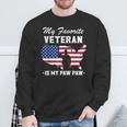 Grandpa Veterans Day My Favorite Veteran Is My Paw Paw Sweatshirt Gifts for Old Men