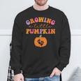 Growing A Little Pumpkin Halloween Pregnancy Announcement Sweatshirt Gifts for Old Men