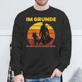 Im Grunde Ist Mir Alles Scheiß Egal Sweatshirt Geschenke für alte Männer