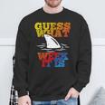 Guess What Week It Is Vacation Shark Ocean Biologist Sweatshirt Gifts for Old Men