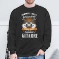 Guitar Grandpa Guitar Guitarist Sweatshirt Geschenke für alte Männer