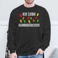 Gummy Bears Ich Liebe Gummärchen Sweatshirt Geschenke für alte Männer