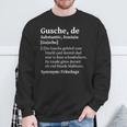 Gusche Mund Auf Saxon Saxony Slogan Sweatshirt Geschenke für alte Männer