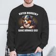 Guten Morgen Ganz Dünnes Eis Australian Shepherd Aussies Sweatshirt Geschenke für alte Männer