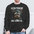 Guten Morgen Morgenmuffel Yorkshire Terrier Sweatshirt Geschenke für alte Männer