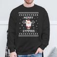 Gym Lover Ugly Christmas Sweater For Holidays Sweatshirt Gifts for Old Men
