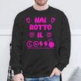 Hai Rotto Il Cazzo Basta Scocciatori Messaggio Schietto3 Felpa Regalos para ancianos