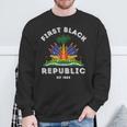 Haiti First Black Republic Since 1804 Haitian Flag Day Sweatshirt Gifts for Old Men