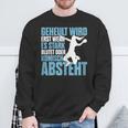 Handball Geheult Wird Erst Wenn Es Stark Blutet Damen Sweatshirt Geschenke für alte Männer