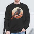 Hausrotschwanz Rotschwänzchen Gartenvögel Singvögel Sweatshirt Geschenke für alte Männer