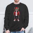 Hip Hop Teddy Bear Rap Music Sweatshirt Gifts for Old Men