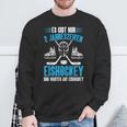 Hockey Es Gibt Nur 2 Jahreszeiten Eishockey Player Sweatshirt Geschenke für alte Männer