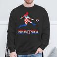 Hrvatska Croatia Croatia Football Team Croatia Croatia Football Sweatshirt Geschenke für alte Männer