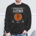 Hu Plaque Schonend Behandeln Oldtimer Ist 60 Birthday Sweatshirt Geschenke für alte Männer