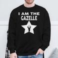 Ich Bin Die Gazelle Sweatshirt Geschenke für alte Männer