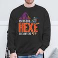 Ich Bin Eine Hexe Ich Darf Das Hexe Sweatshirt Geschenke für alte Männer