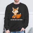 Ich Bin Halt Ein Fuchs Slogan Schlauer Fox Sweatshirt Geschenke für alte Männer