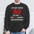 Ich Bin Keine 50 Jahre Ich Bin 20 Mit 30 Jahre Erleben I'm Not 50 Years I'm 2 Sweatshirt Geschenke für alte Männer