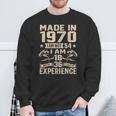 Ich Bin Nicht 54 Ich Bin 18 Jahre Alt Und Habe 36 Jahre Olt Geburtstag 1970 Sweatshirt Geschenke für alte Männer